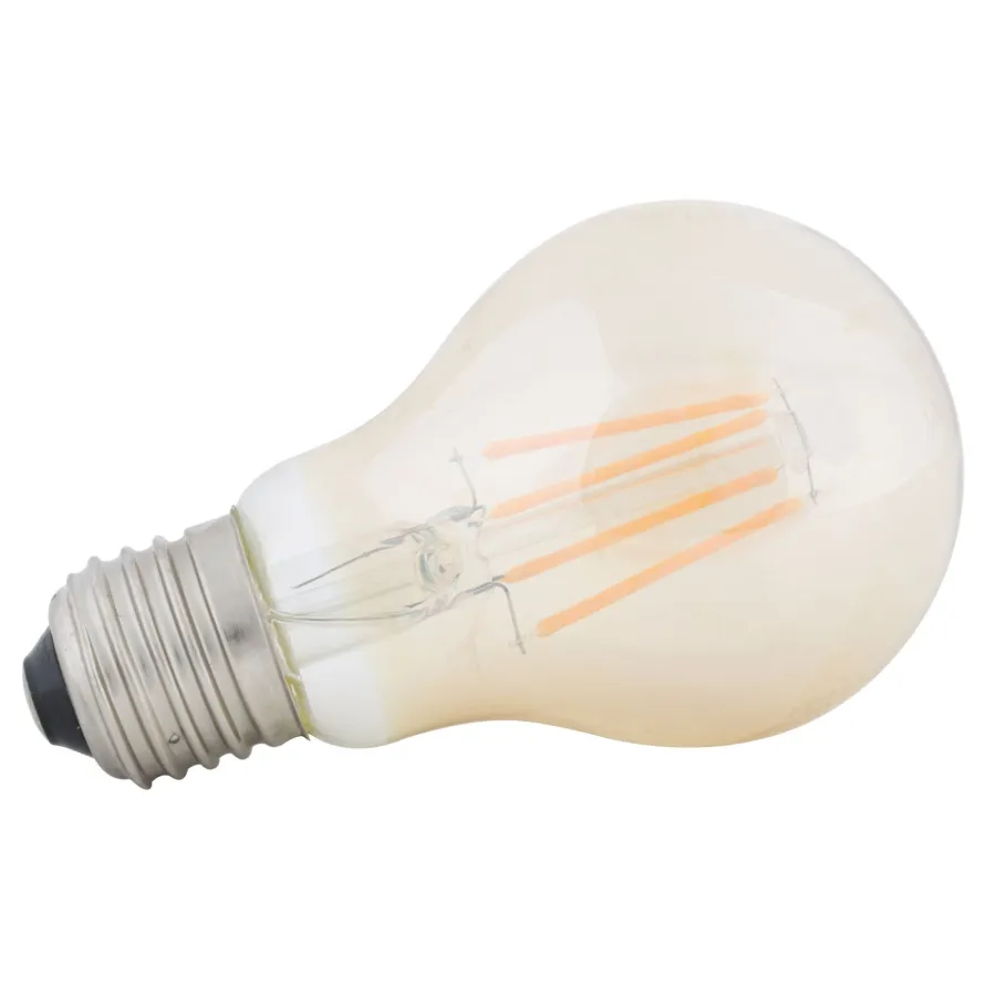 Żarówka LED "A60" *220-240V 4W 2200K E27* AMBER Ø 6X10 cm